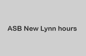 ASB New Lynn hours