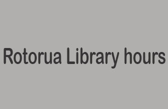 Rotorua Library hours